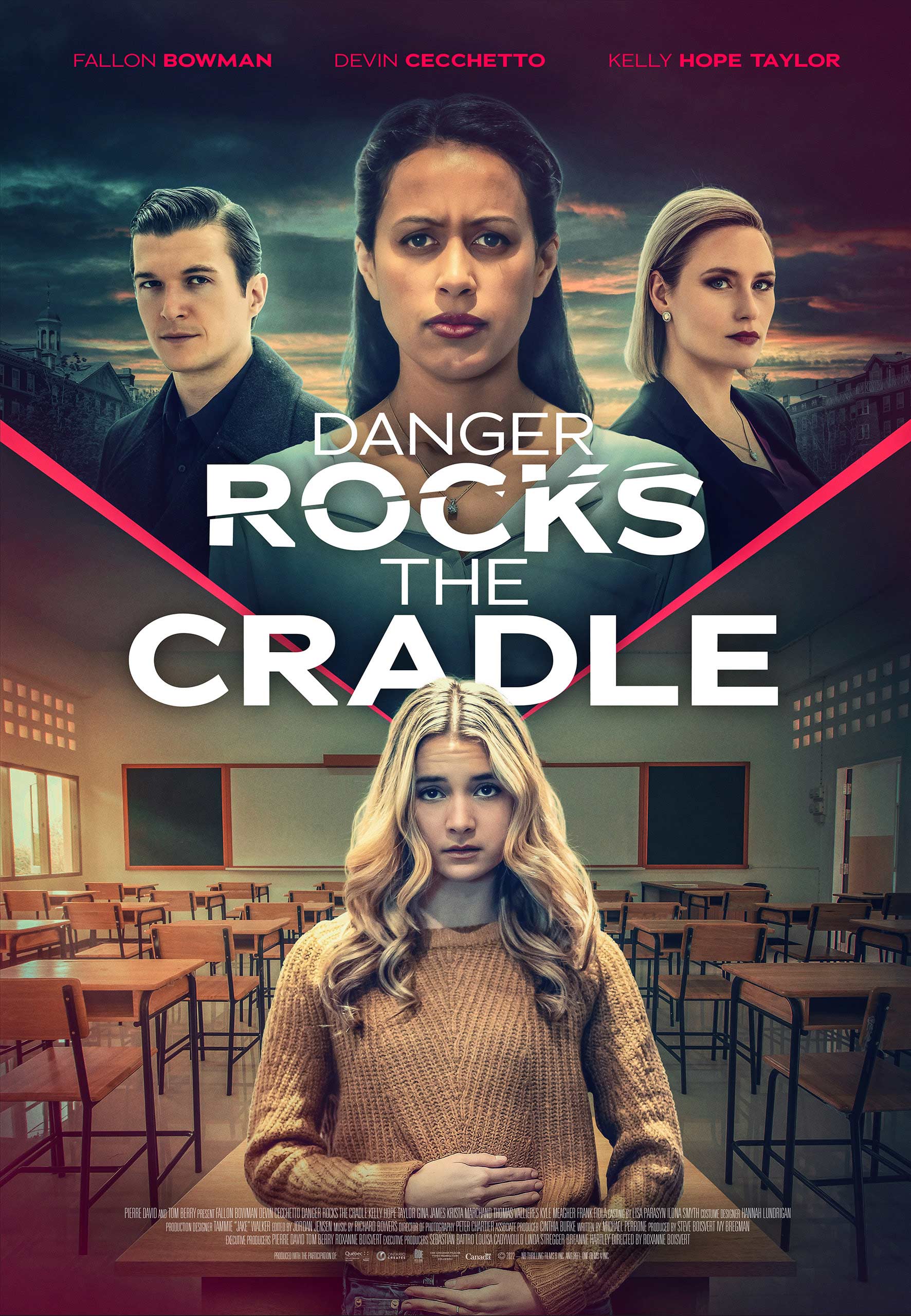 Affiche du film danger rocks the cradle
