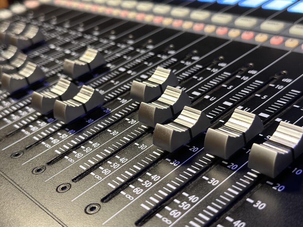 Console de mixage sonore table de mixage audio